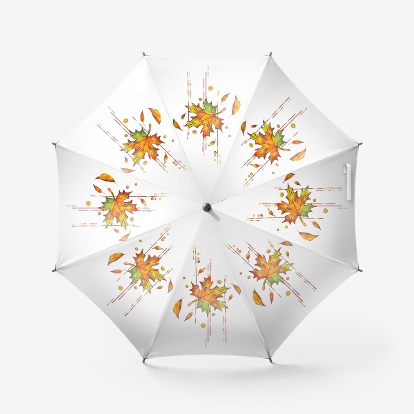 Зонт «Осенний кленовый лист»