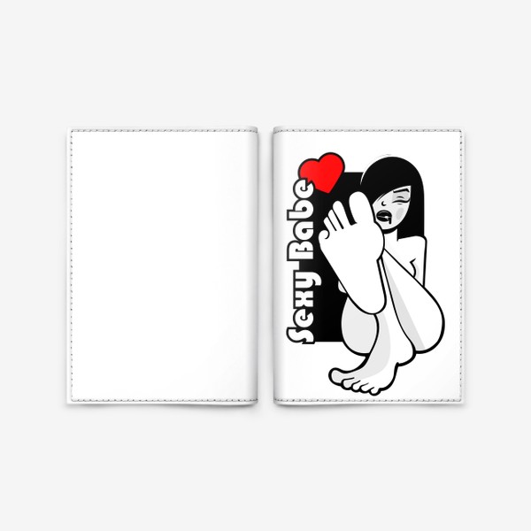 Обложка для паспорта «Девушка»