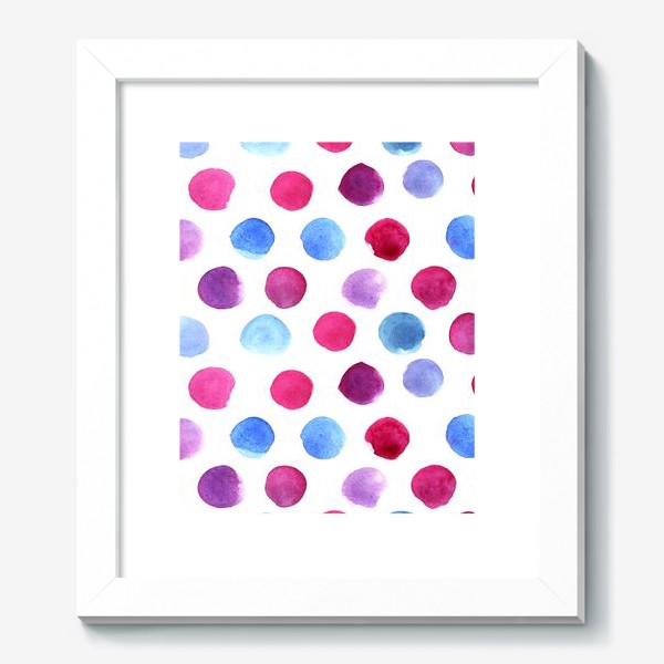 Картина «Watercolor spots, seamless pattern»