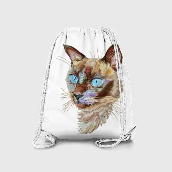 Рюкзак «Портрет сиамской кошки»