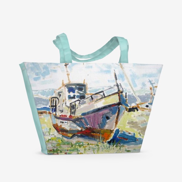 Пляжная сумка «Мечты о солнечной рыбалке»