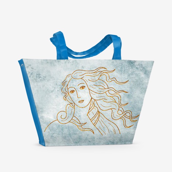 Пляжная сумка «Венера Боттичелли. Богиня любви. Женский образ»