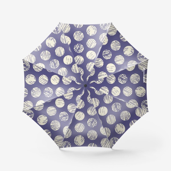 Зонт «Круги на синем фоне»