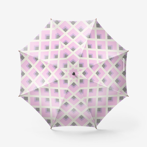 Зонт «Розовая геометрия»