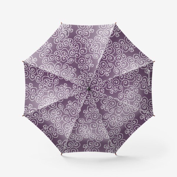 Зонт «Спирали, трайбл дизайн»