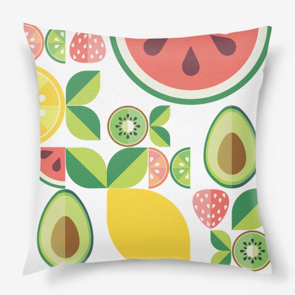 Подушка «Летние фрукты»