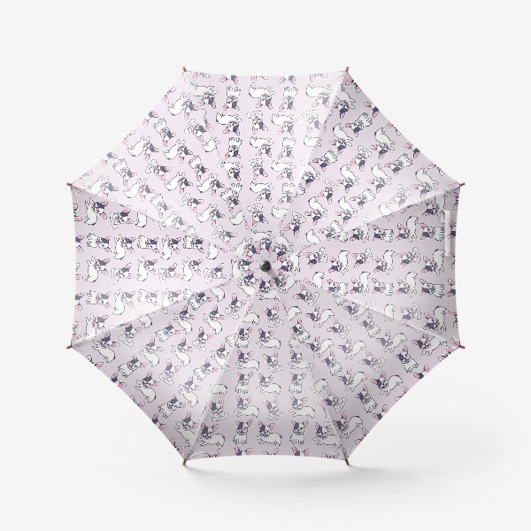 Зонт «Милые бульдожки»