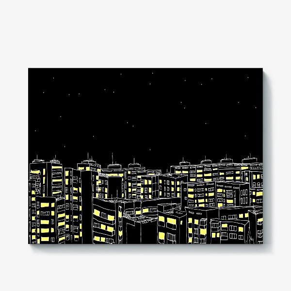 Холст «Night City»