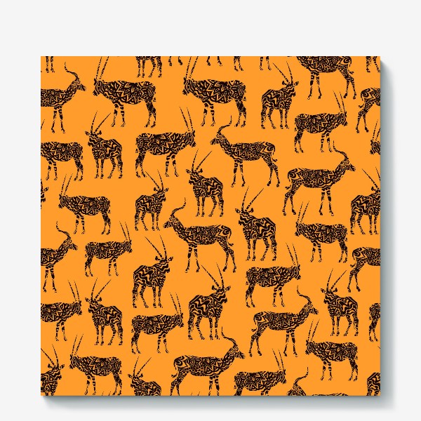 Холст &laquo;African Pattern. Antelope&raquo;