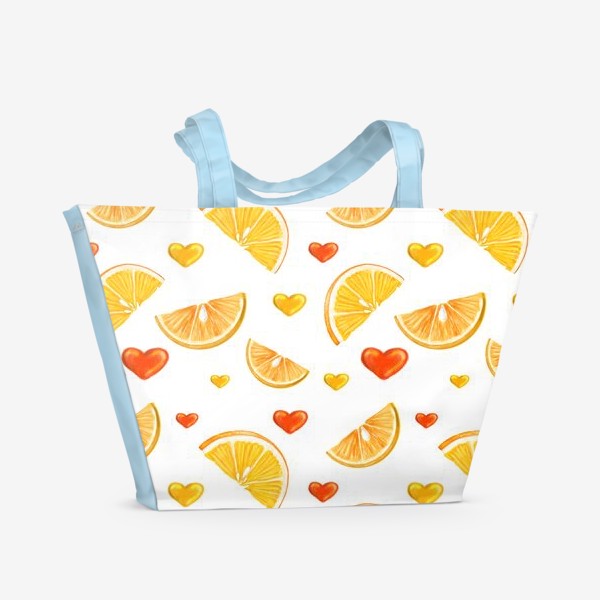 Пляжная сумка &laquo;Дольки апельсина&raquo;