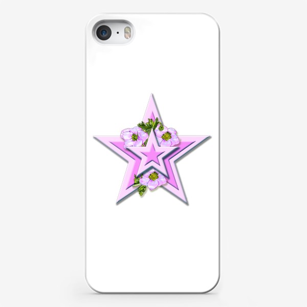 Чехол iPhone «Анемоны и звезды»