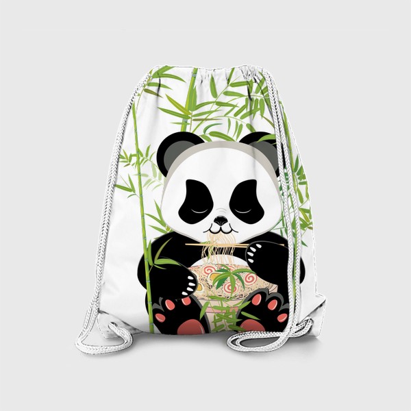 Рюкзак «Панда ест рамен»