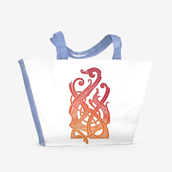 Пляжная сумка «САЛАМАНДРА - Дух Огня ( SALAMANDRA )»