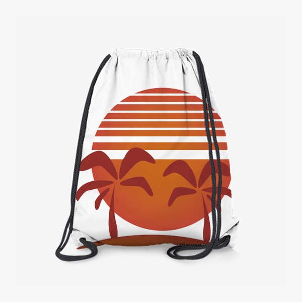 Рюкзак «Закат и пальмы»