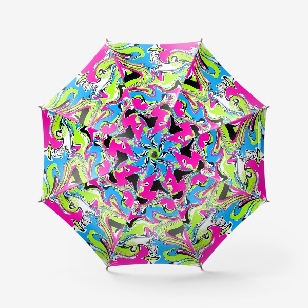 Зонт «Яркая абстракция мраморные разводы»