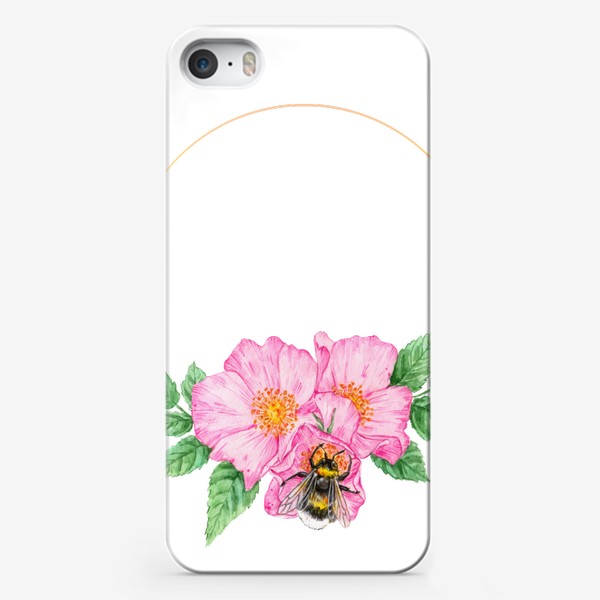 Чехол iPhone «Цветы шиповника»