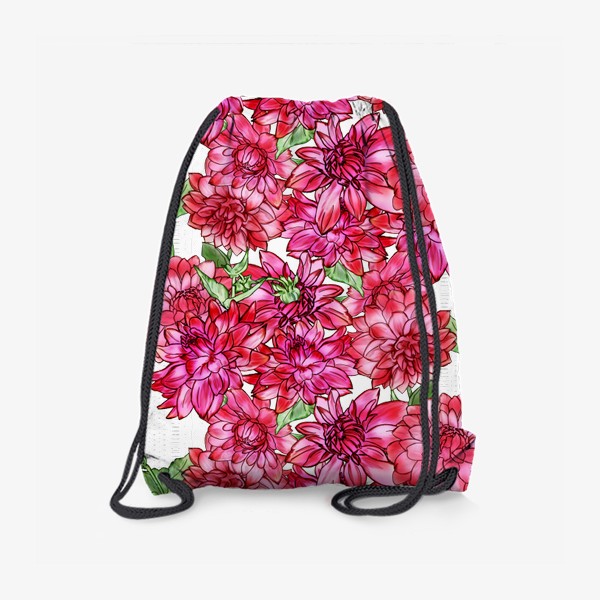Рюкзак «Цветут георгины»