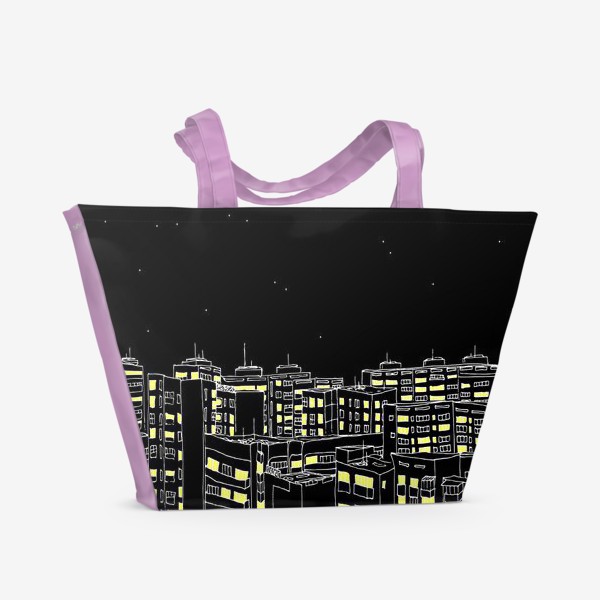 Пляжная сумка «Night City»