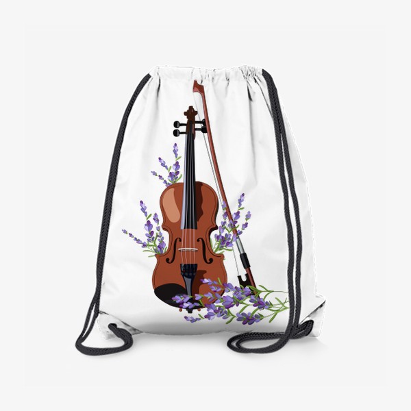 Рюкзак «Скрипка с лавандой»