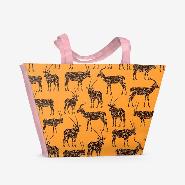 Пляжная сумка &laquo;African Pattern. Antelope&raquo;