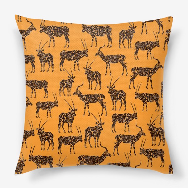 Подушка &laquo;African Pattern. Antelope&raquo;
