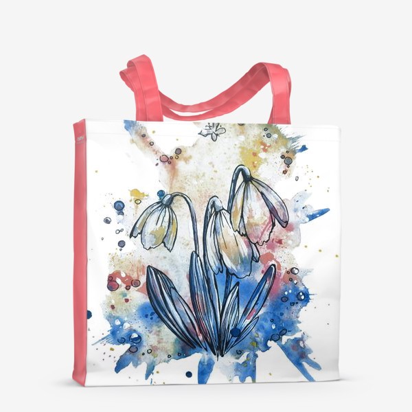 Сумка-шоппер «весенние первоцветы»