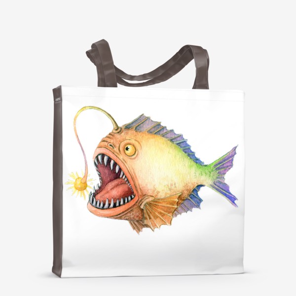 Сумка-шоппер «Рыба удильщик»