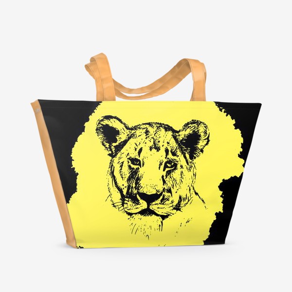 Пляжная сумка «Graphic Lioness»