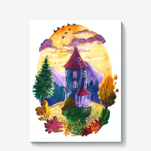 Холст «moomin house autumn»