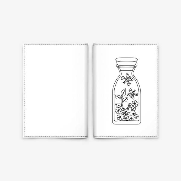 Обложка для паспорта «Лето в банке»