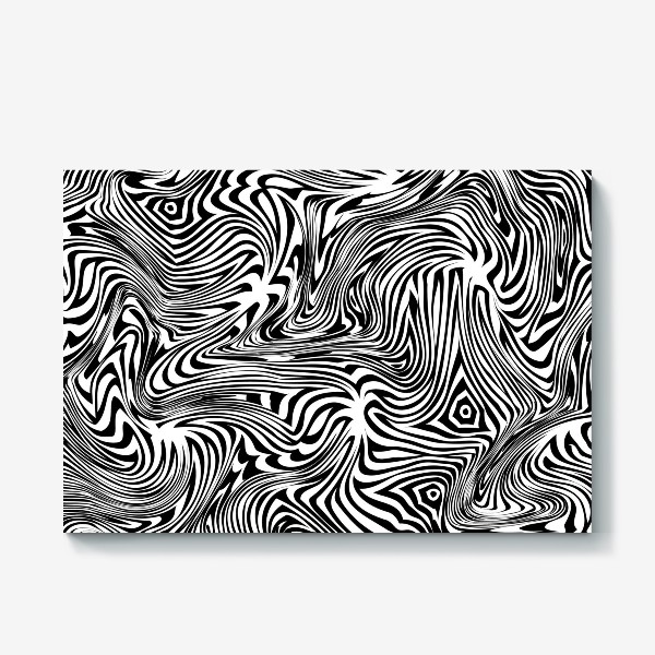 Холст «Бешеная зебра. Абстрактный узор»