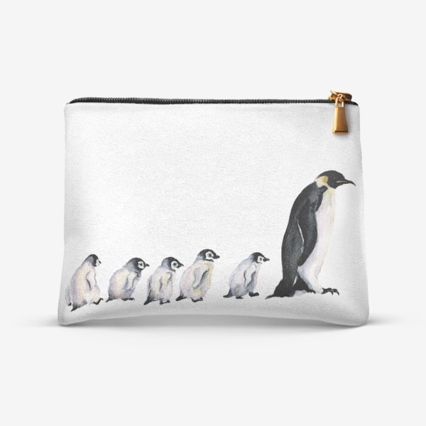Косметичка «Кололевсний пингвин и пингвинята»