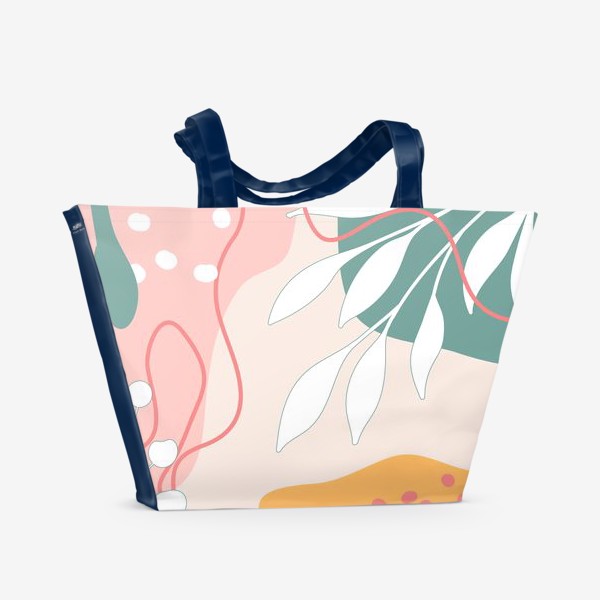 Пляжная сумка «Растительная абстракция»