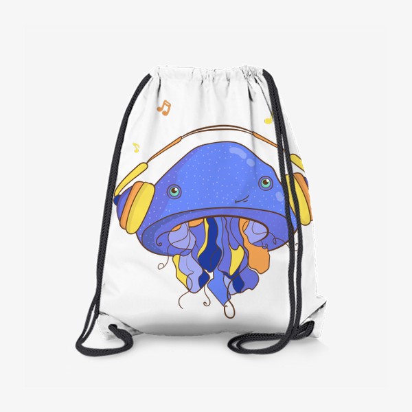 Рюкзак «Медуза в наушниках»
