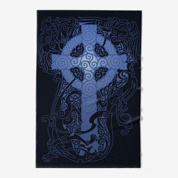 Полотенце «Кельтский Крест. Ночь. ( CELTIC NIGHT )»