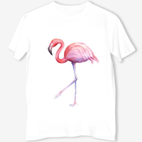 Футболка &laquo;Розовый фламинго Flamingo&raquo;