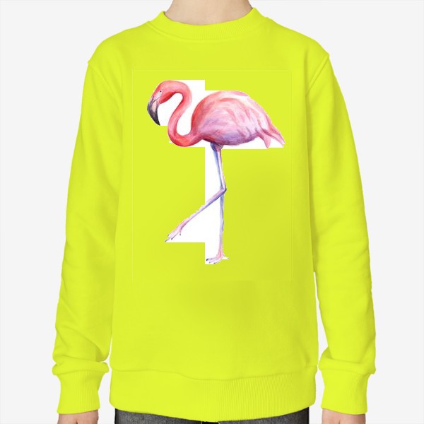 Свитшот &laquo;Розовый фламинго Flamingo&raquo;