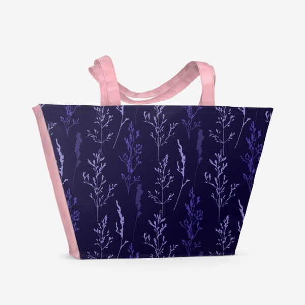 Пляжная сумка «Дикие ночные травы»