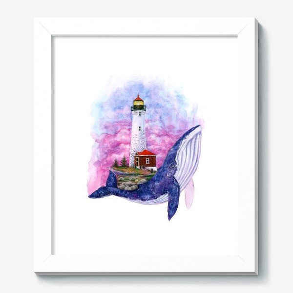 Картина «Кит и маяк»