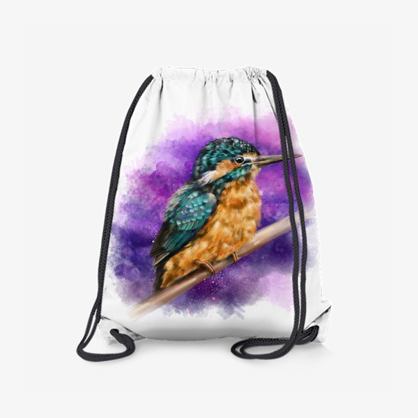 Рюкзак «Зимородок на красивом фоне»