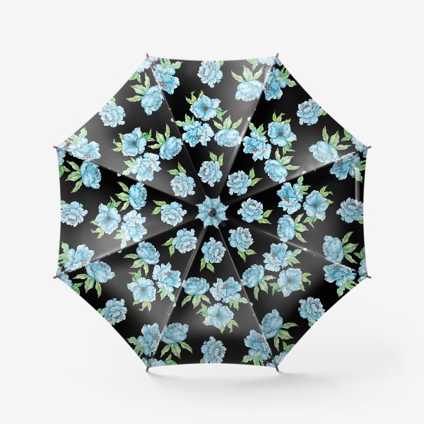 Зонт «Синие цветы»