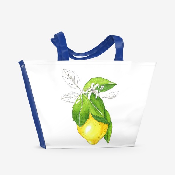 Пляжная сумка &laquo;Сочный лимон&raquo;