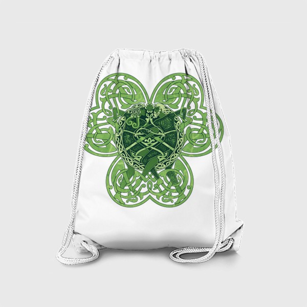Рюкзак «Ирландский Клевер. Ирландский Танец. ( IRISH CLOVER )»