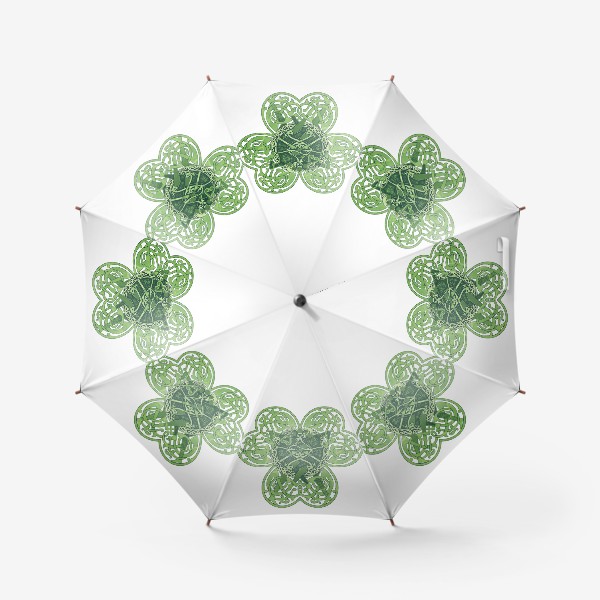 Зонт «Ирландский Клевер. Ирландский Танец. ( IRISH CLOVER )»