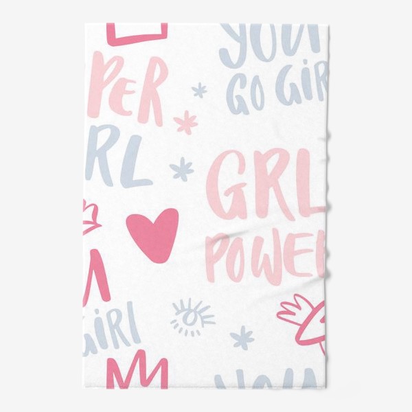 Полотенце «Super girl pattern»