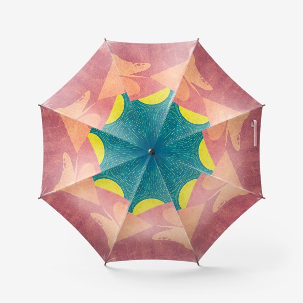 Зонт «Закат в пустыне минимализм»