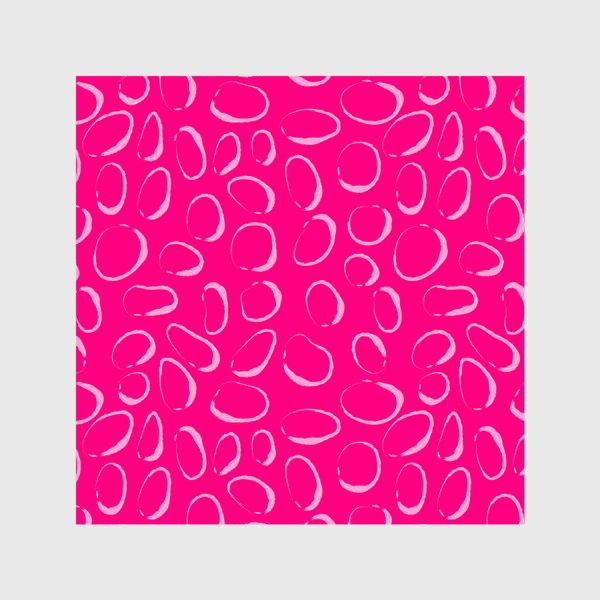 Шторы «Принт с абстрактными фигурами на розовом фоне»