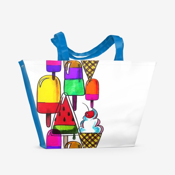 Пляжная сумка «сладости»