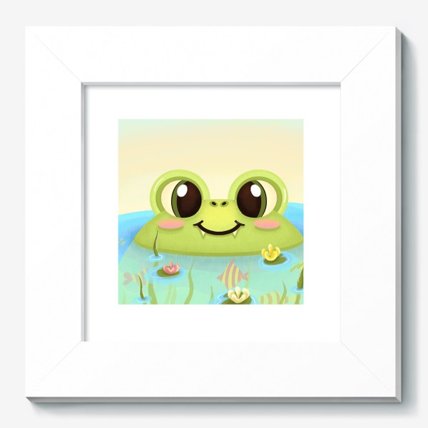 Картина «Лягушка - милые принты для детей»
