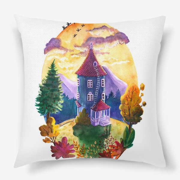 Подушка «moomin house autumn»